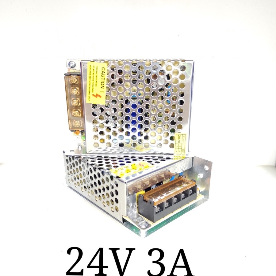 Switching Power Supply PSU 24V 3A Adaptor Jaring 24 Volt 3 Amper