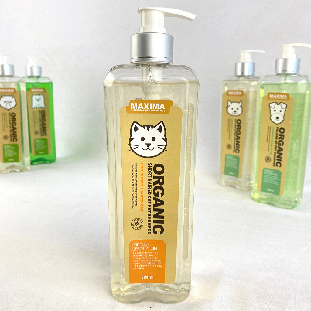 

MAXIMA Shampoo Kucing Organic SHORT HAIR Cat Shampoo 500ml