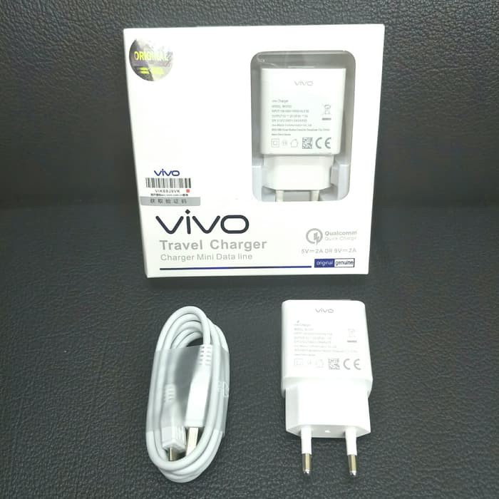Charger Casan ORIGINAL 100% Fast charging VIVO 2A 9V BK0720 Micro USB