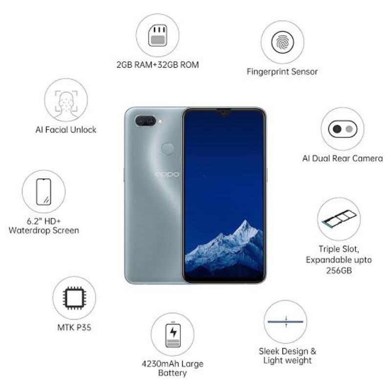 OPPO A11K RAM 2/32 GB GARANSI RESMI OPPO INDONESIA