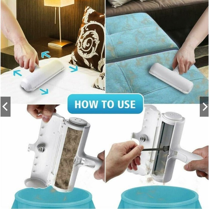 MAGIC ROLLER PEMBERSIH BULU KUCING ANJING PET HAIR REMOVAL Pet Roller