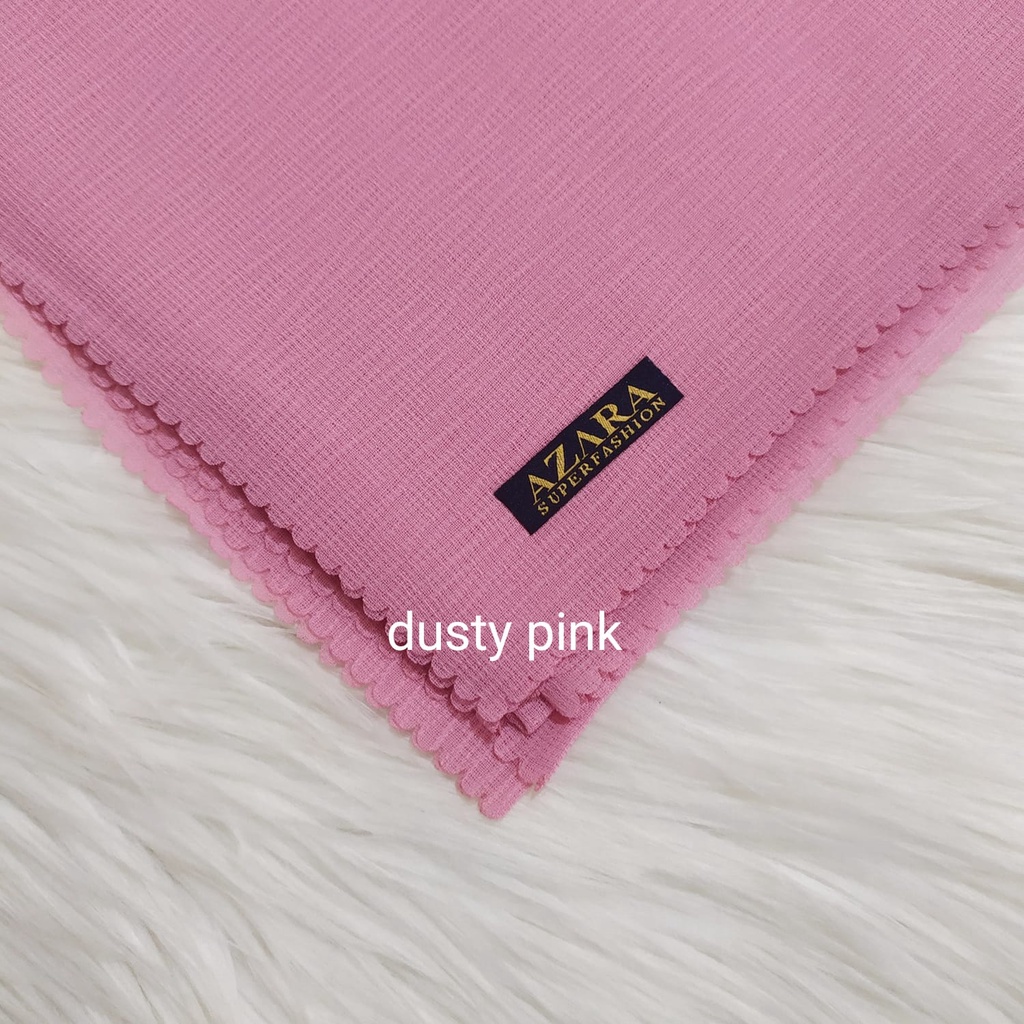 Bisa COD Segiempat Cornskin Azara lasercut / corn skin square / jilbab segiempat cornskin-dusty pink