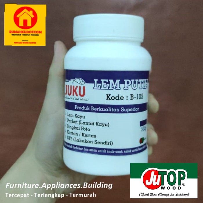 

Lem JUKU - Lem Putih - Lem PVAC - B105 500gr - JUTOP