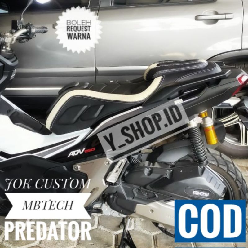 Jok Motor Honda Adv Modifikasi Model Predator Full MBtech