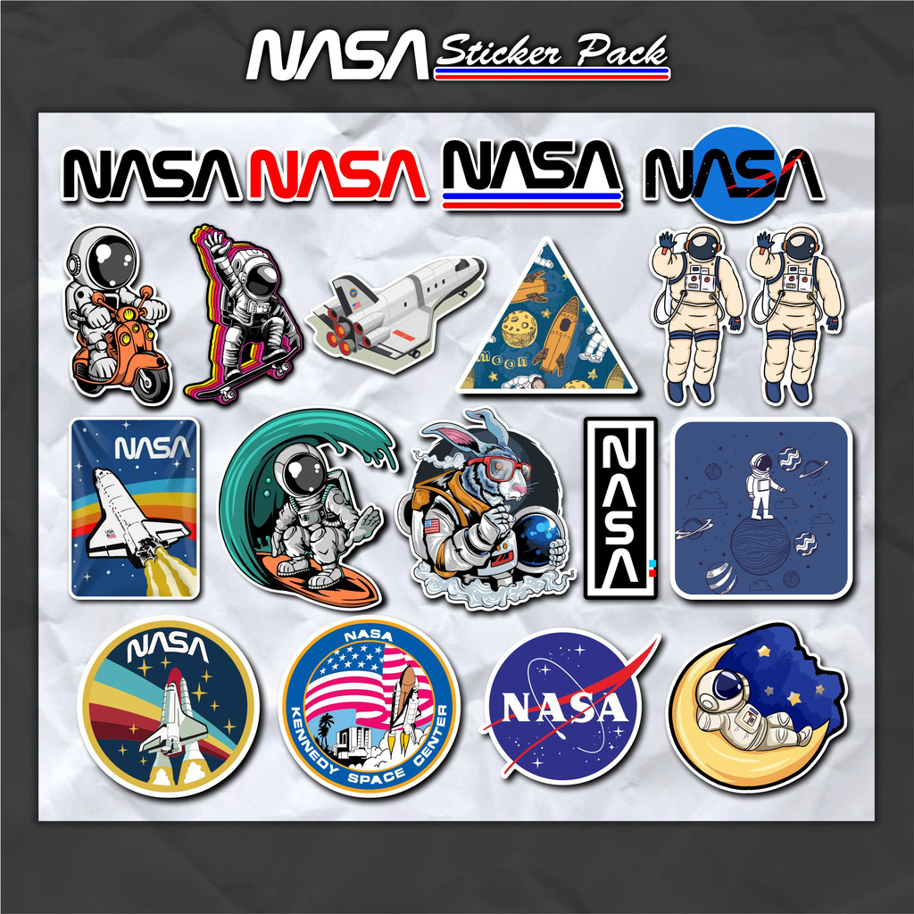 

STICKER AESTHETIC NASA PACK CASE HANDPHONE LAPTOP PACK BUJO TUMBLR