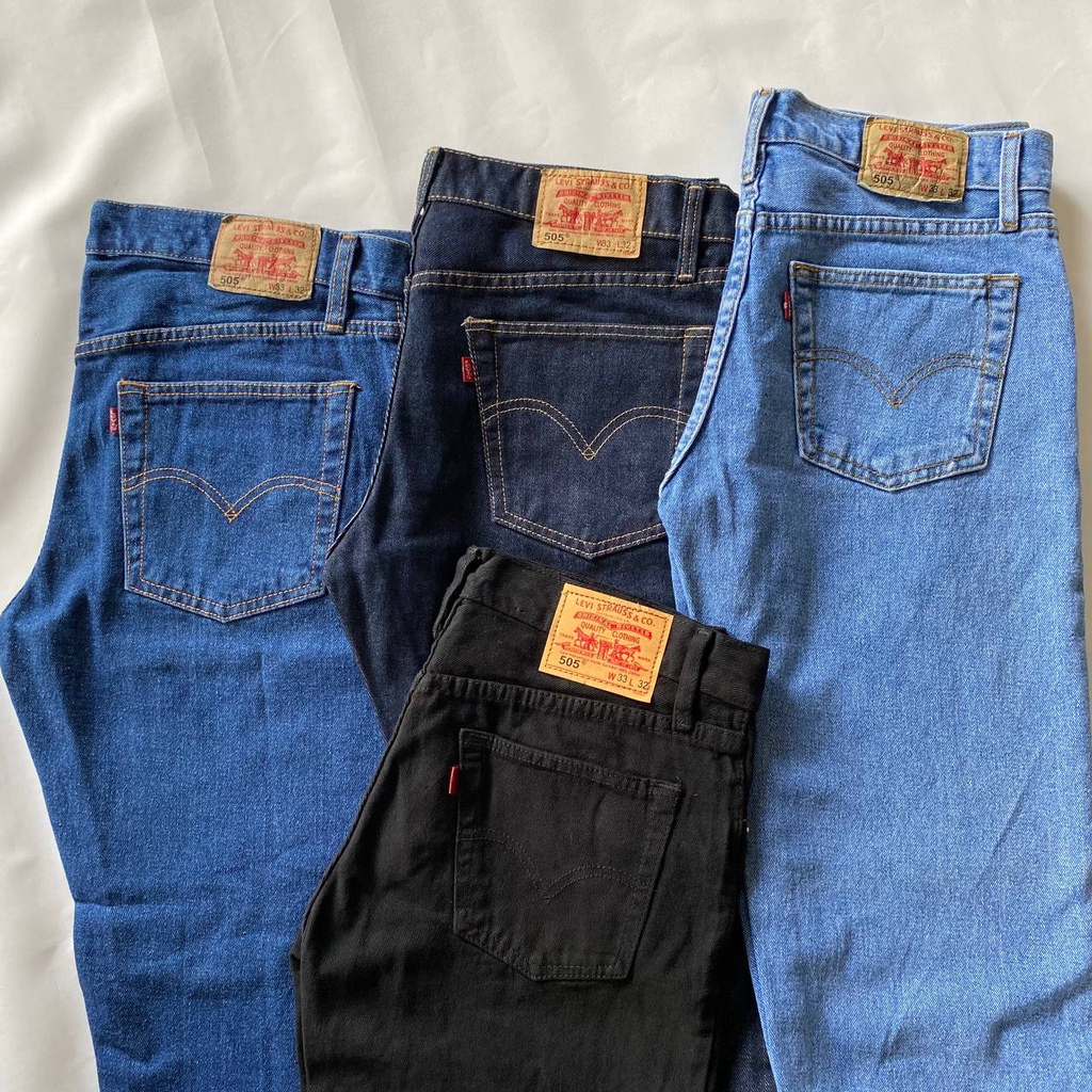 Celana Panjang Pria model Standar Original Denim / Celana Jeans Panjang / Celana Standar Pria