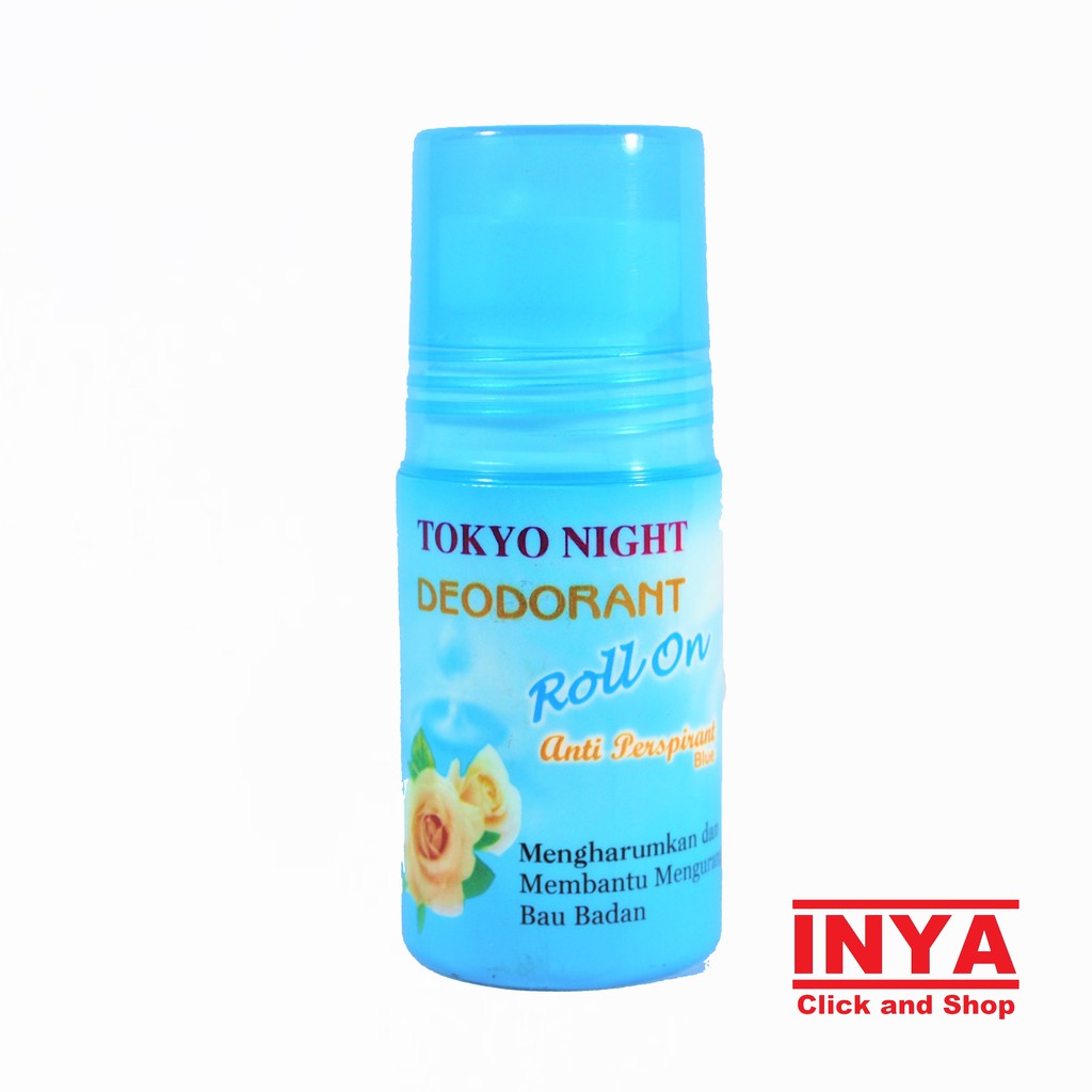 TOKYO NIGHT BLUE DEODORANT ROLL ON 50ml - Biru