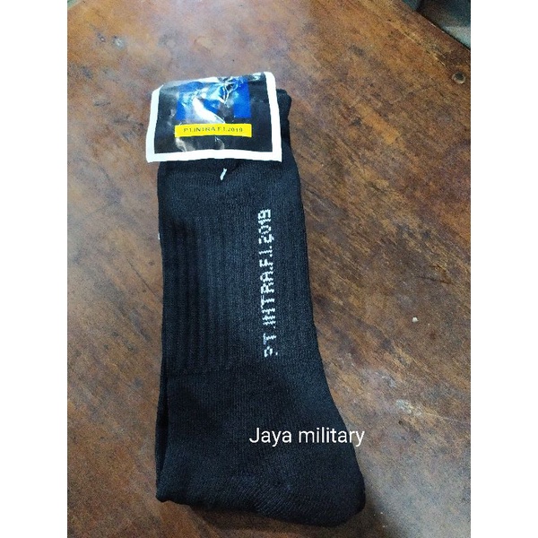 Kaos Kaki PDL TNI Kaos Kaki Lapangan Warna Hitam Bahan Tebal