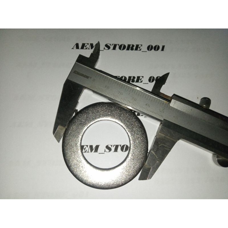 ring flat M30 (3cm) stainless 304 din125a