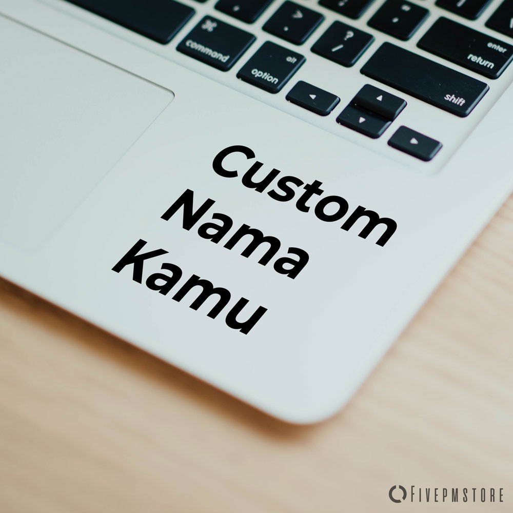 Sticker Custom - Stiker Custom bisa untuk laptop Mac ASUS Lenovo Stiker Custom Logo