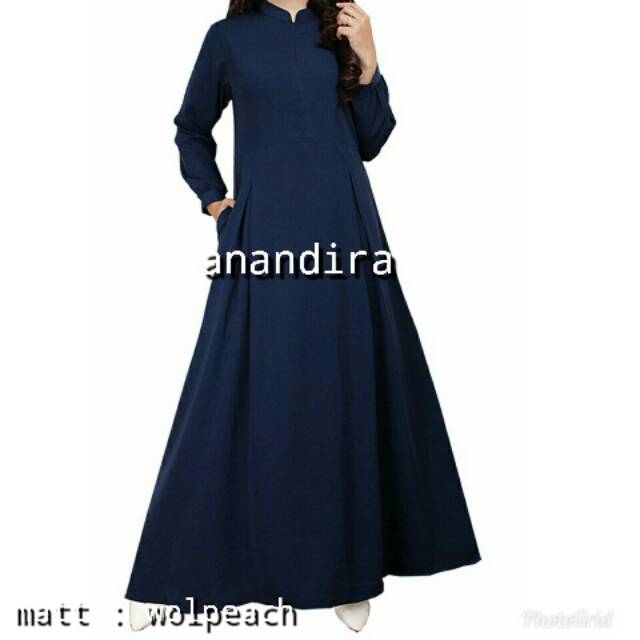 Gamis Simple/Dress simple/Gamis Wolpeach/gamis syari