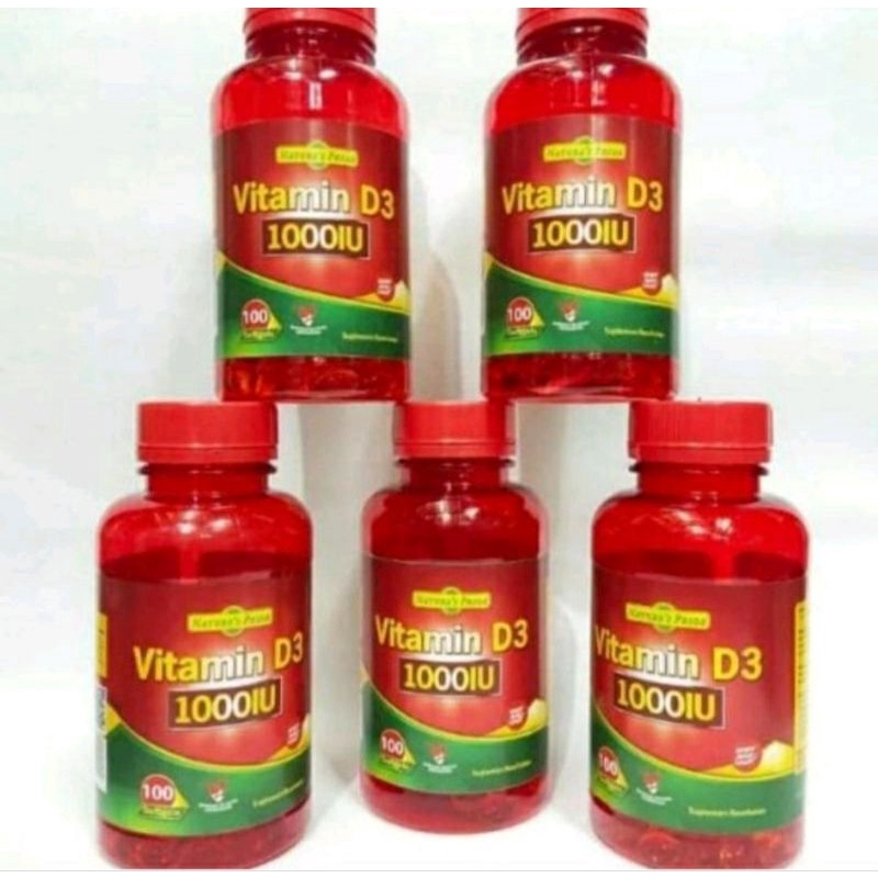 Nature's Pride Vitamin D3 1000 IU ISI 100 Softgel