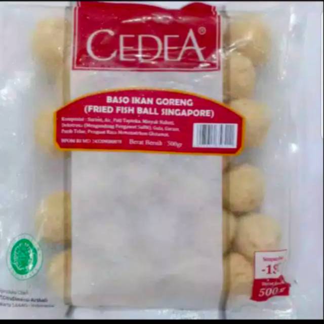 

CEDEA BASO IKAN GORENG / FRIED FISH BALL SINGAPORE 500gr