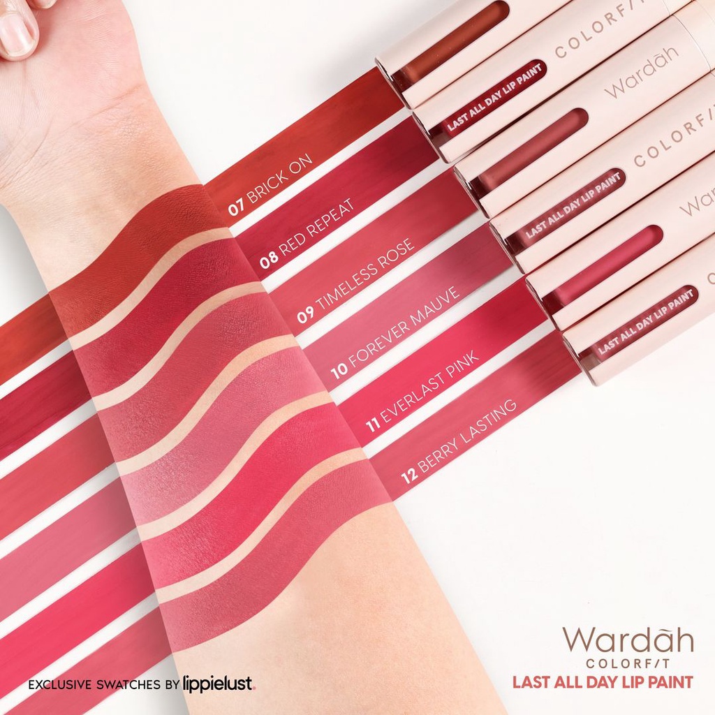 WARDAH colorfit last all day lip paint