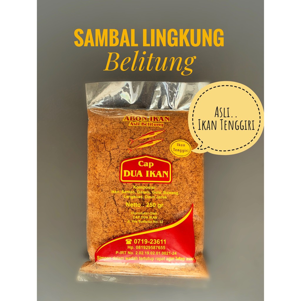 Sambal Lingkung / Abon Ikan Belitung