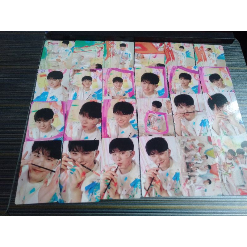 photocard Woozi seventeen Face the sun carat version