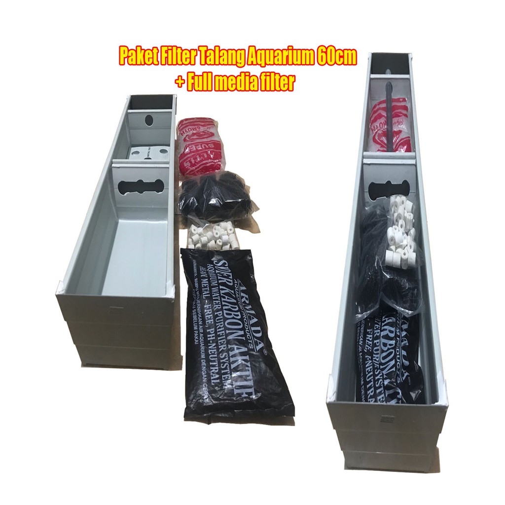 Filter Talang Aquarium Top Filter Talang Aquarium Dengan Media Filter