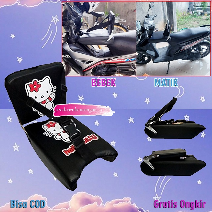 BISA COD Jok portable multifungsi tempat duduk depan motor safety