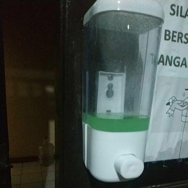 (foto Asli) Dispenser Hand Sanitizer Hand Soap / Dispenser Sabun Cair Single Dekorasi Kamar Mandi