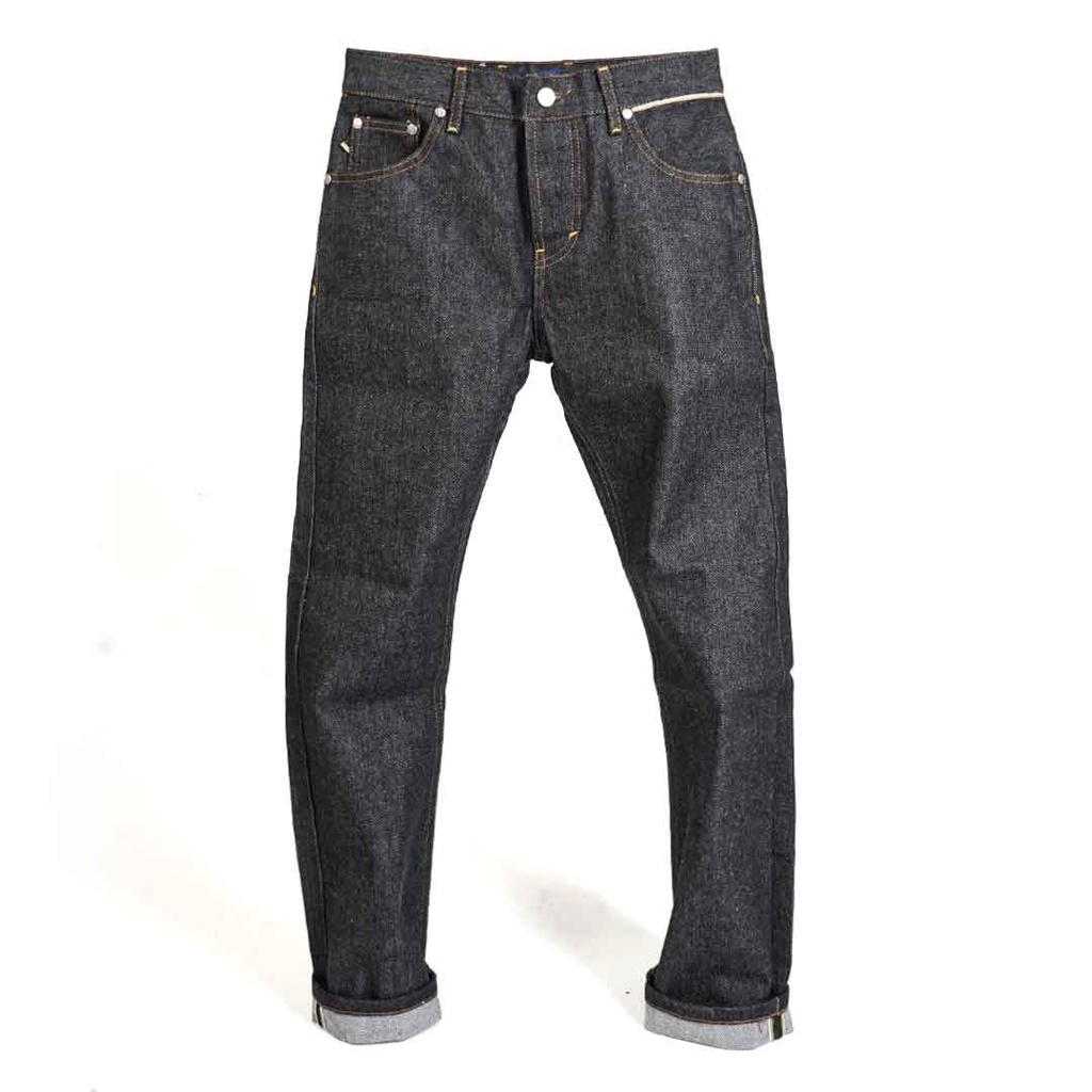 Celana Jeans Pria Heavyweight Selvedge Raw Denim Heka 17 OZ Pride N Joy