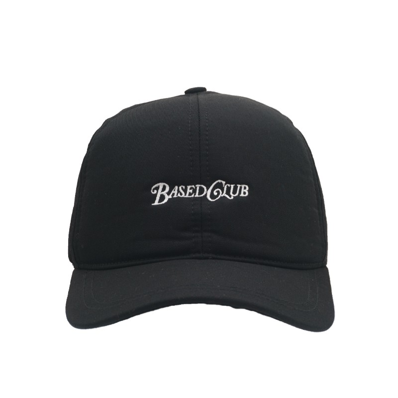 BASED CLUB CASTELL BLACK POLO CAP HAT