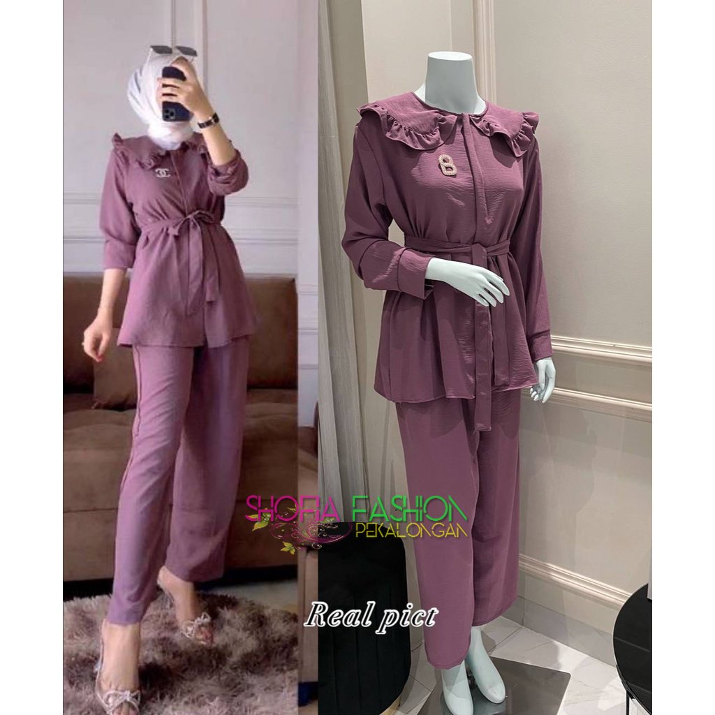 ANNAJA GREA ONE SET rayon diamond busui Terbaru Murah