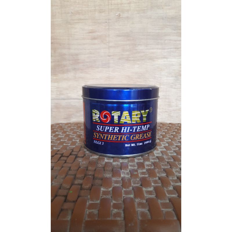 Rotary Synthetic Grease NLGI 3 Minyak Gemuk LITHIUM Grease Rotary Super Hi Temp Biru NLGI3 454 g