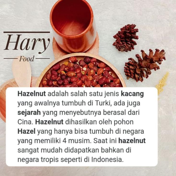 

[PRODUK ECY8U] 1kg Kacang Hazelnut (Mentah) EDD