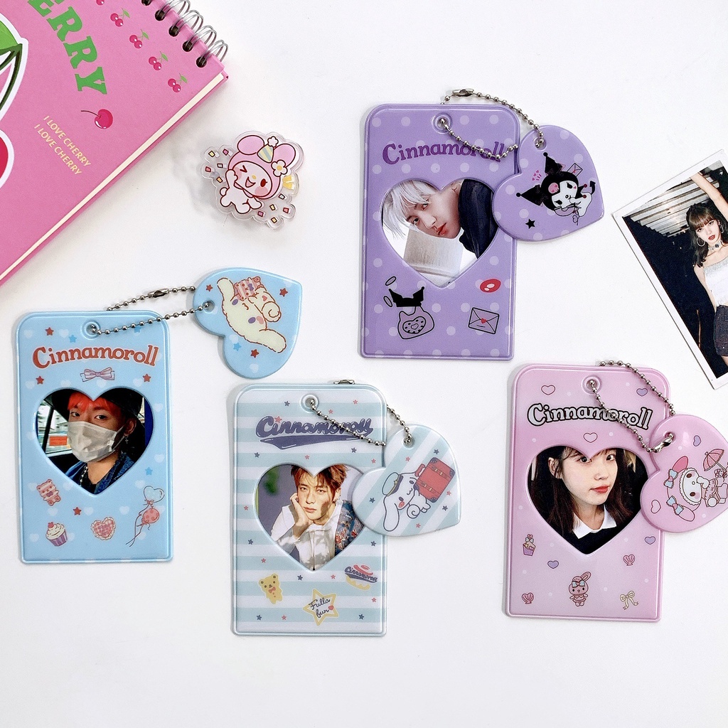 Ins Cinnamoroll Kuromi 3inch Album Foto Photocard Holder Kpop Idol Photo Collect Book In Stock New Arrival