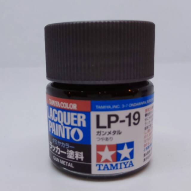 Jual 82119 TAMIYA LP-19 GUN METAL LACQUER PAINT 10ml | Shopee Indonesia