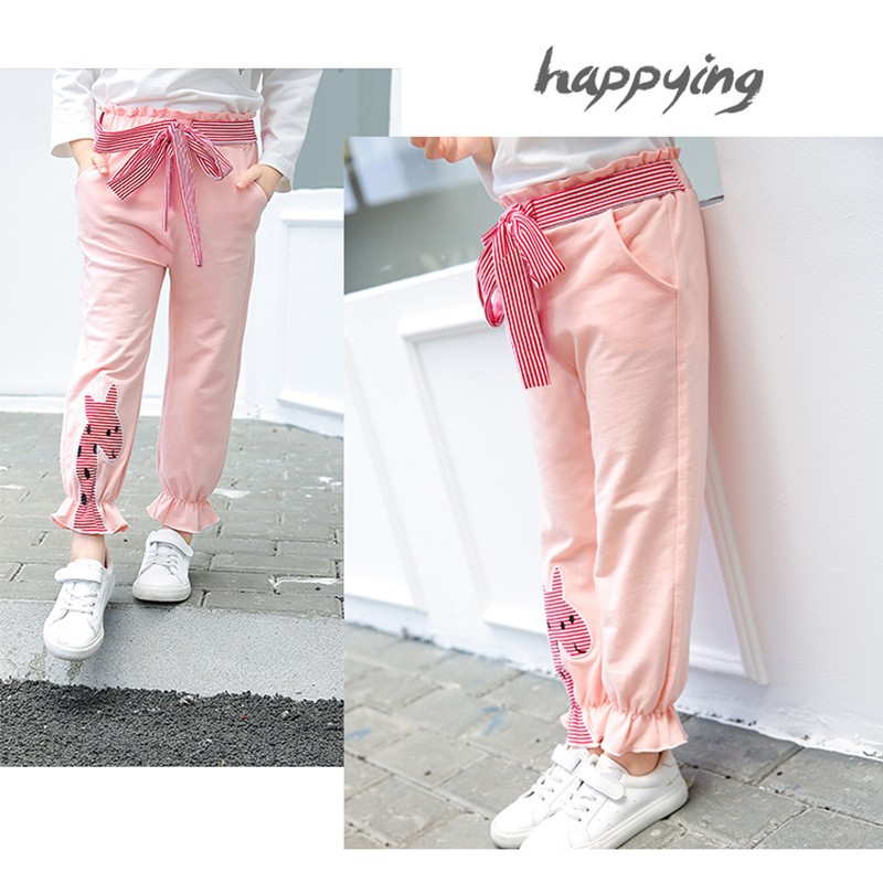 HappyOliver GIRRAFE CAPE PANTS celana jerapah anak perempuan jogger katun impor