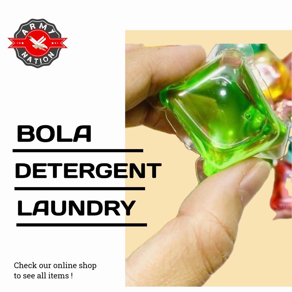 Jual Detergen Laundry Gel Ball Sabun Cuci Baju Liquid Detergent Cair