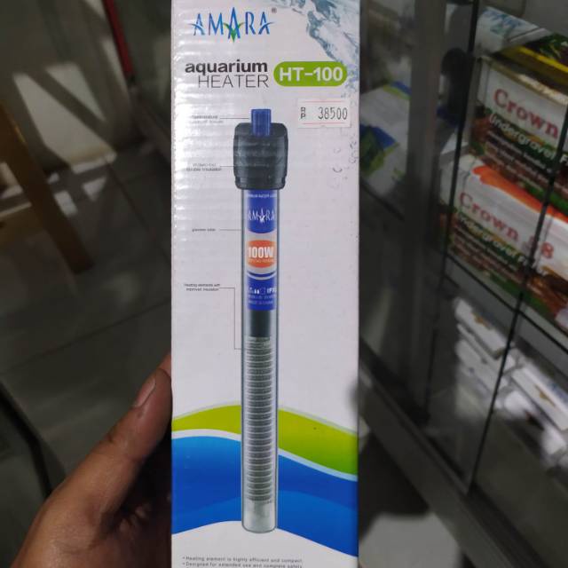 Heater Aquarium aquascape / Heater amara 100w / pemanas air aquarium