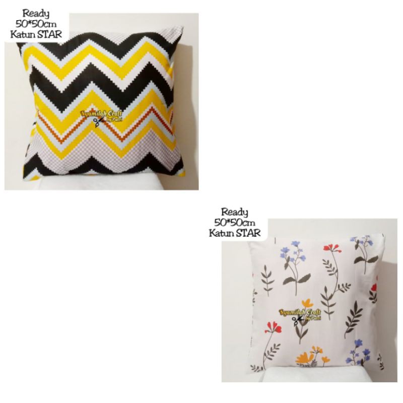 Sarung Bantal 50x50cm/sarung bantal sofa 50x50cm