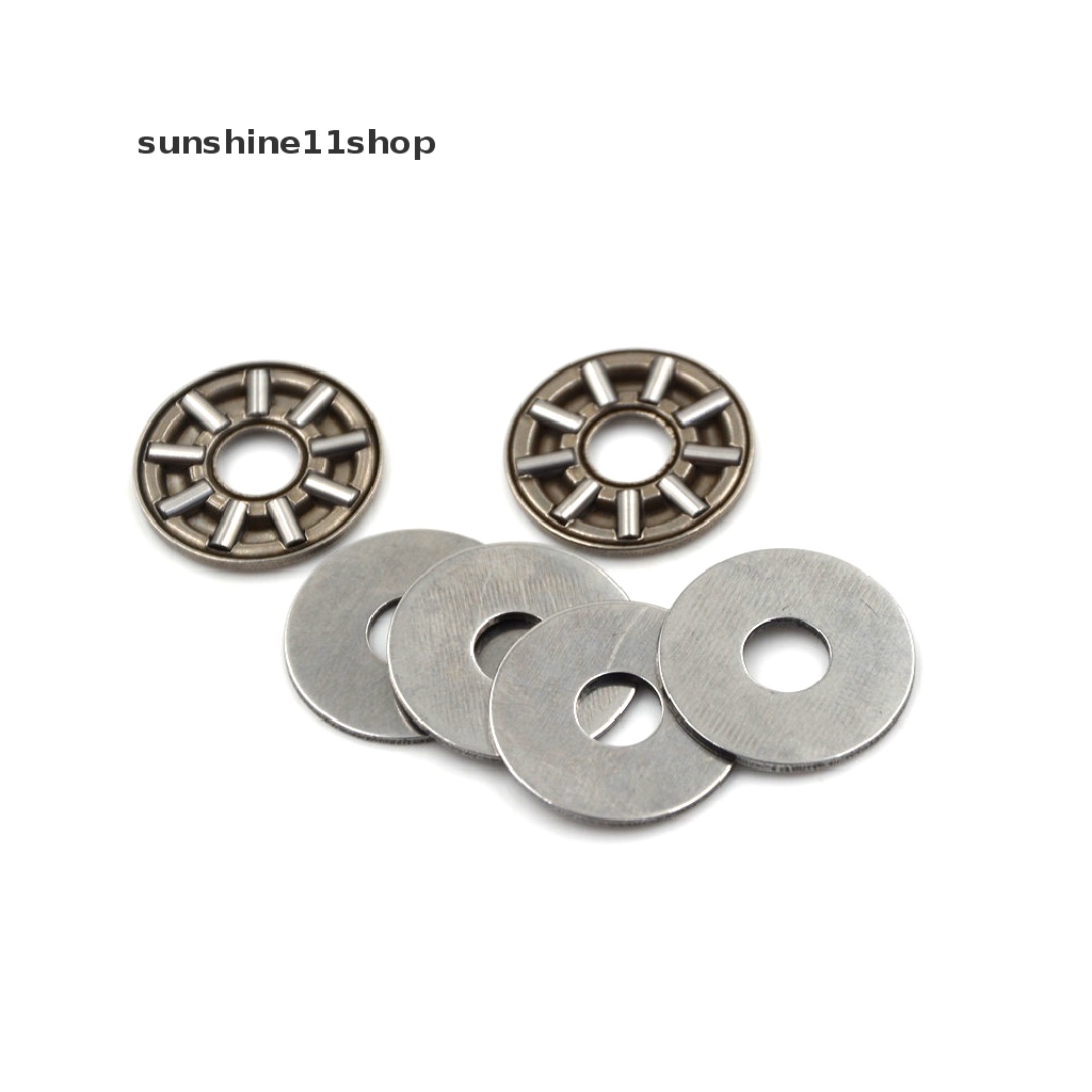 Sho 2 Set AXK0619 Thrust Needle Roller Bearing Dengan Dua Washers Ukuran 6mm x 19mm x 2mm