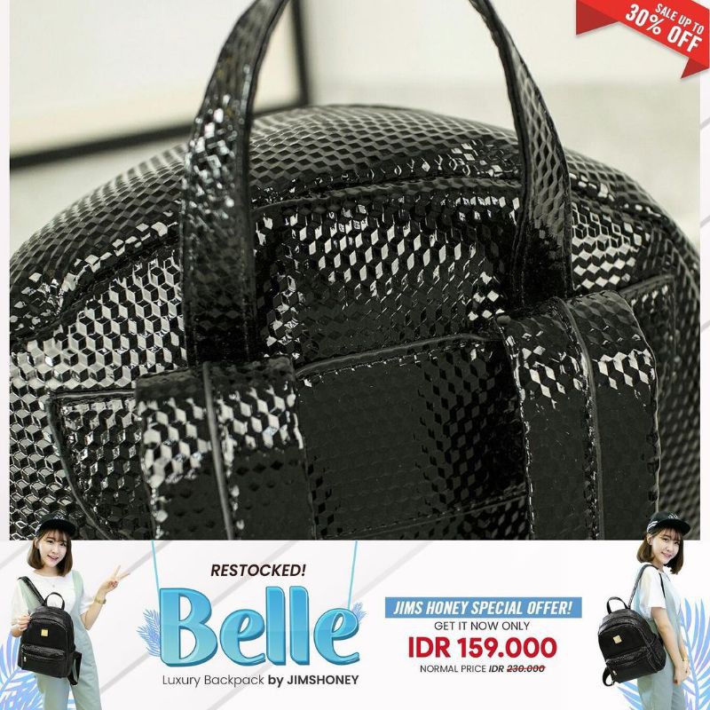 BELLE JIMSHONEY BACKPACK TAS PUNGGUNG IMPORT