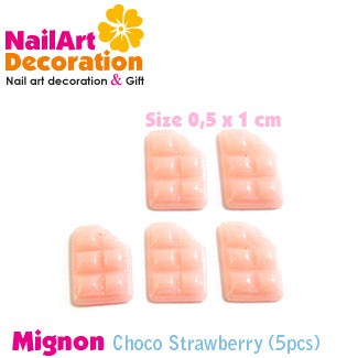 DEKORASI SLIME / CLAY / NAIL ART BENTUK COKLAT MIGNON CHOCO KUKU