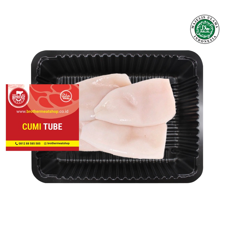 Cumi Tube, Cumi Kupas Bersih Frozen 1kg, Halal