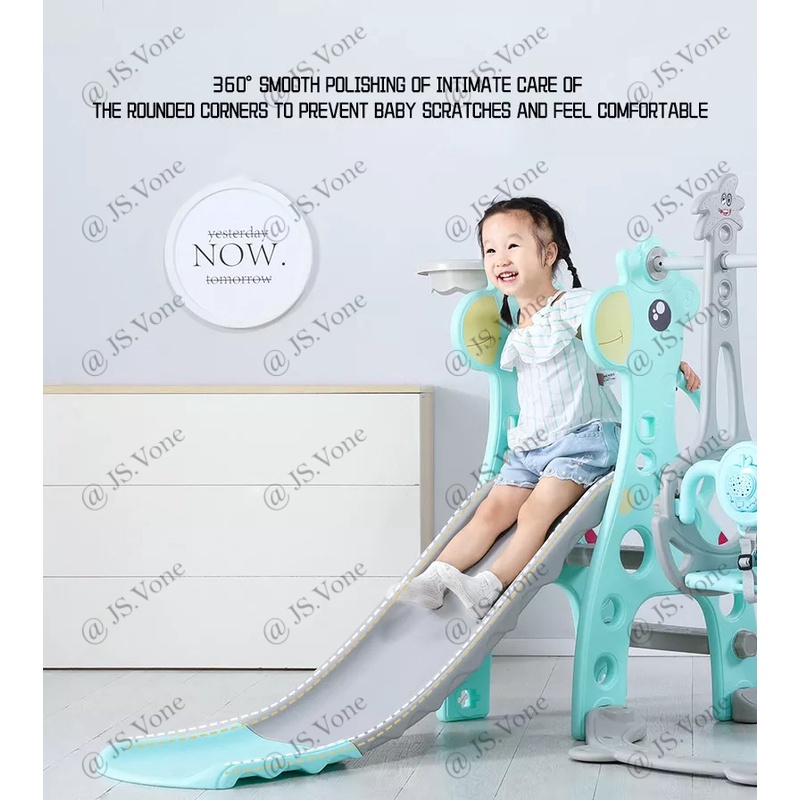 Mainan Perosotan Prosotan Seluncuran Ayunan Anak / Kid Children Slide Swing Baby Bliss Gary Giraffe