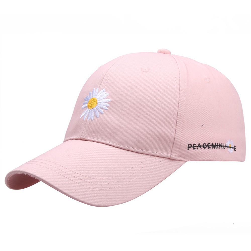 TOFL baseball cap import topi bunga flower bordir korean hat ring kpop idol