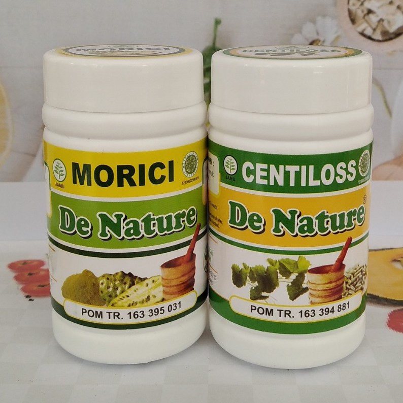 Centilos dan Morici Obat Stoke Struke De Nature Kapsul Herbal