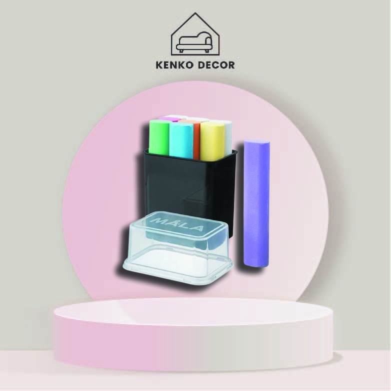

Kapur tulis anak aneka warna 9-pc MA350