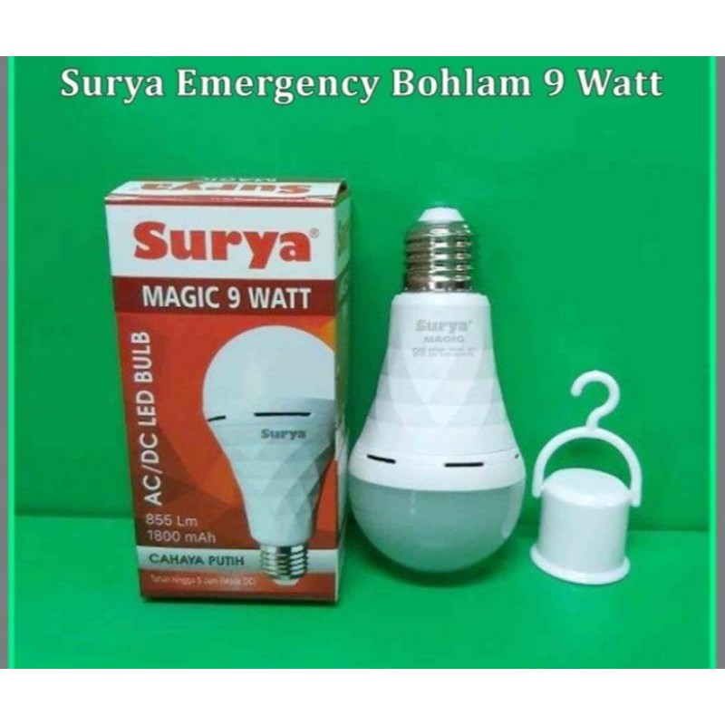 lampu magic emgency Surya 9watt