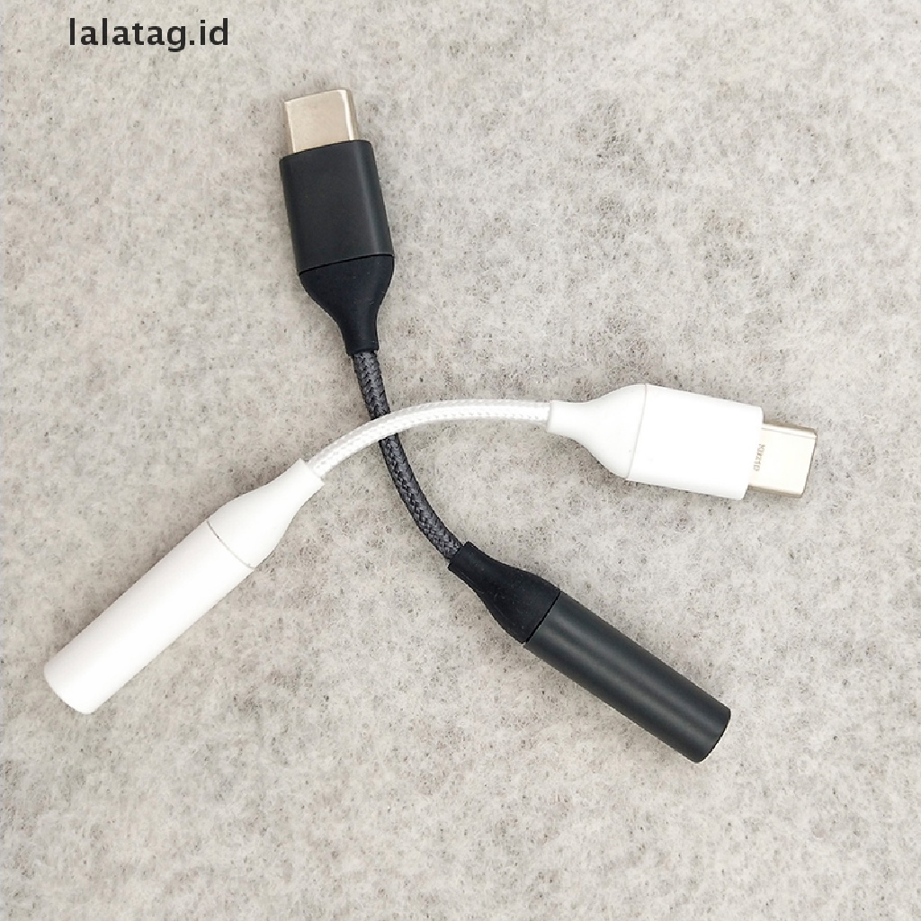 (Flyag) Kabel Adapter USB Tipe-C Ke Jack Audio Aux 3.5mm Untuk Headphone