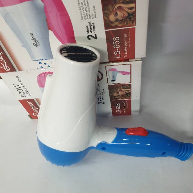 Hairdryer Ladystar Ls 658 pengering rambut profesional Murah  bisa lipat 02-009-ls