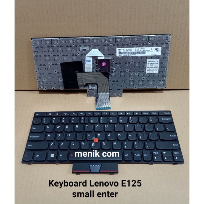 Keyboard Lenovo E125 E120 E130 E135 small Black