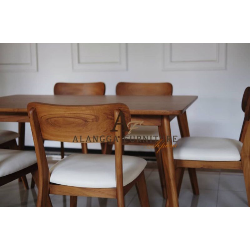 Kursi makan Minimalis/kursi makan retro/kursi makan modern minimalis/Dining Set