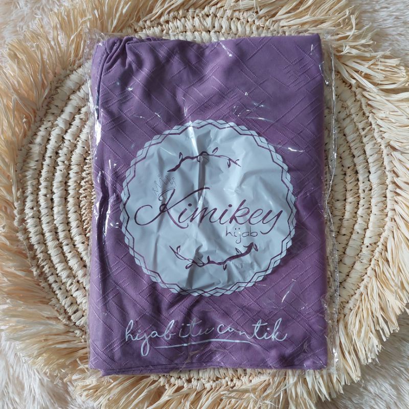 Jilbab Instan Non Pad Bergo Jamia By Kimikey ORIGINAL hijab bahan jersey strada-Lylac