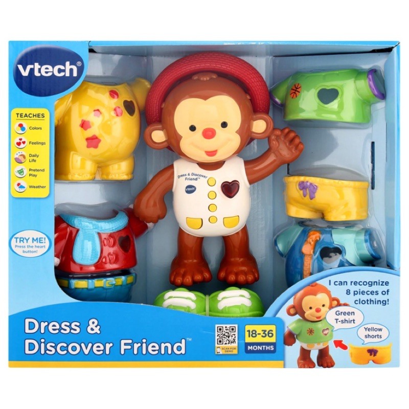 Mainan Monyet Vtech Dress & Discover Friend