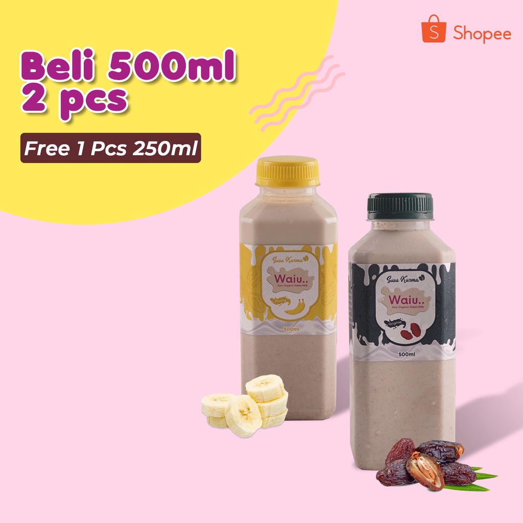 

PROMO SEPTEMBER - Waiu Milk 500 Ml 2 pcs Get 1 pcs 250 Ml Free